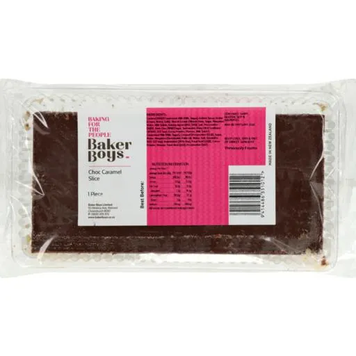 Baker Boys Slice Chocolate Caramel
