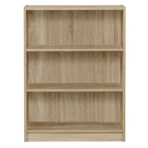 Workspace Soho 3 Tier Bookcase Oak