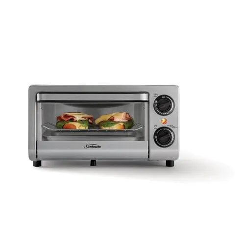 Mini Bake & Grill Compact Oven H: 250mm, W: 405mm, D:366mm Silver