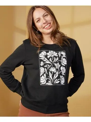 Women's Placement Print Sweatshirt in Floral