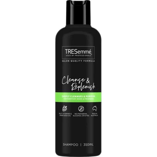 Tresemme Shampoo Nourishes & Replenishes Oily Hair Cleanse & Replenish with Multi-Vitamins & Grape Seed Oil