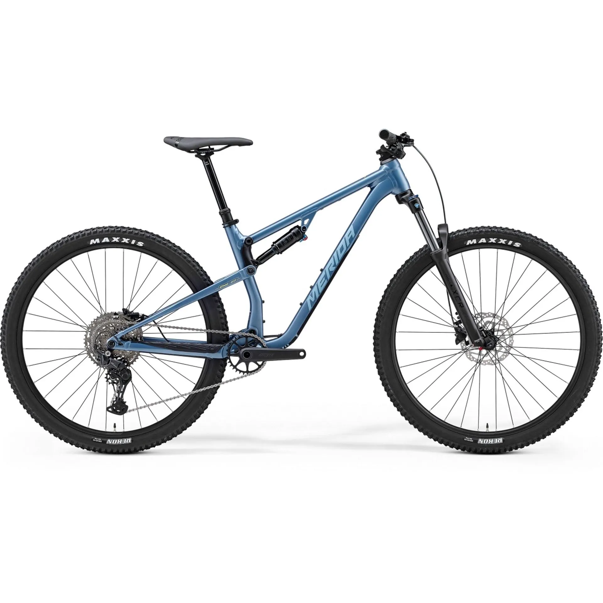 Merida One Twenty 300 Trail Bike Silk Steel Blue (Blue/Lime)