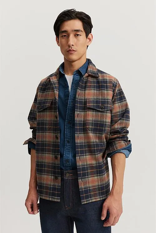 Lightweight Check Overshirt