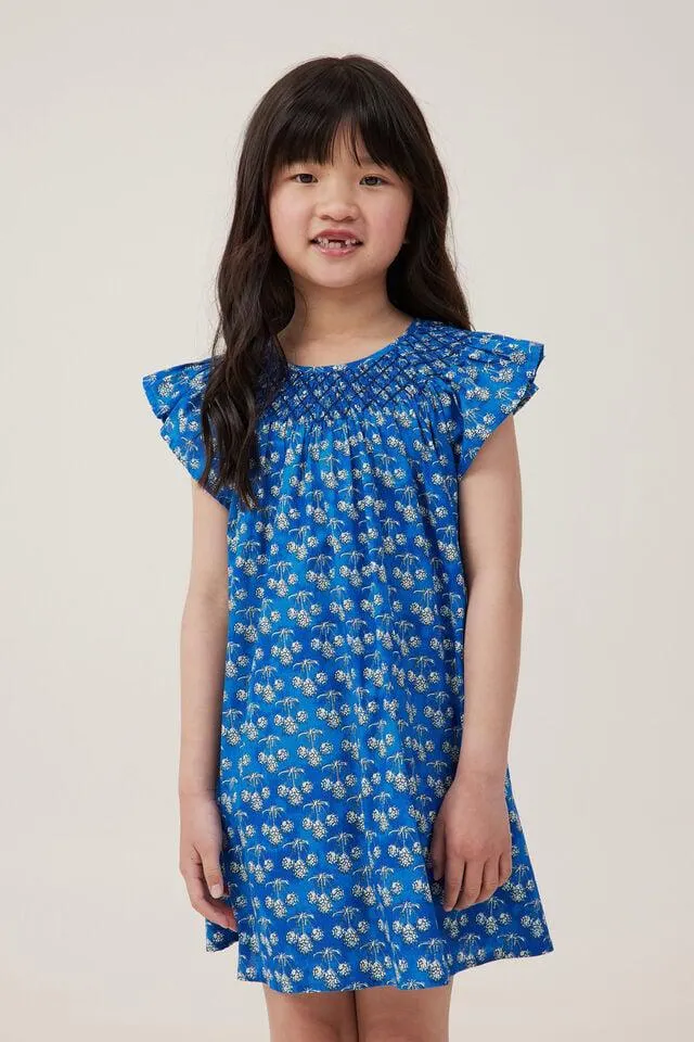 Collab Flutter Sleeve Dress