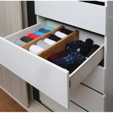 Drawer Divider Bamboo High 2pk