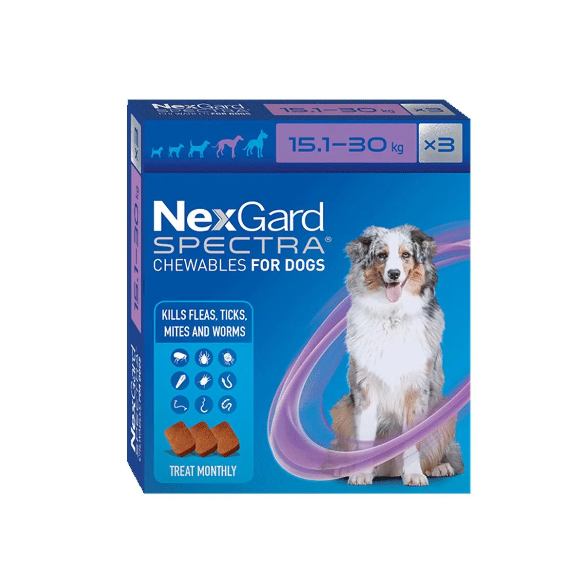 NexGard Spectra Chewables for Large Dogs 15.1-30kg