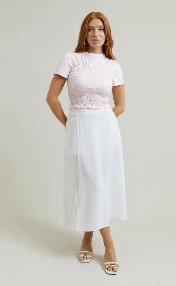 Side Split Midi Skirt