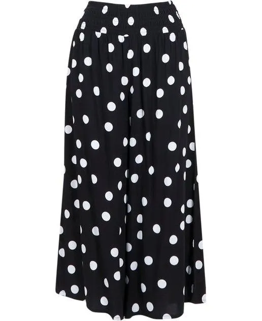 Women's Shirred Waist Culotte