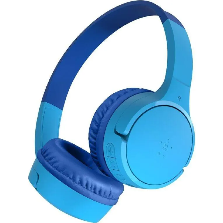 Belkin SoundForm Mini 2 Wireless On-Ear Kids Headphones - Blue