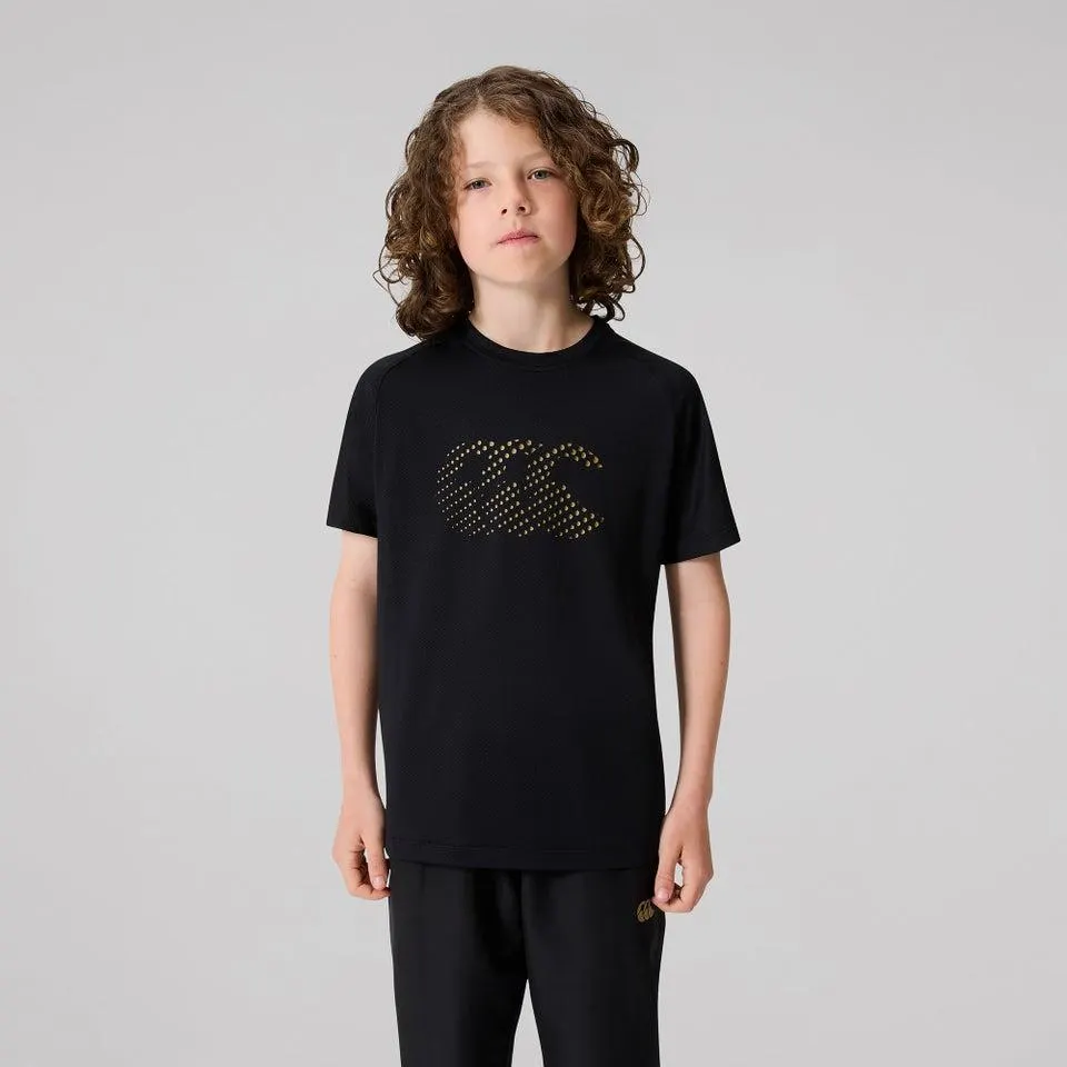 KIDS TEMPO+ TRAINING T-SHIRT BLACK