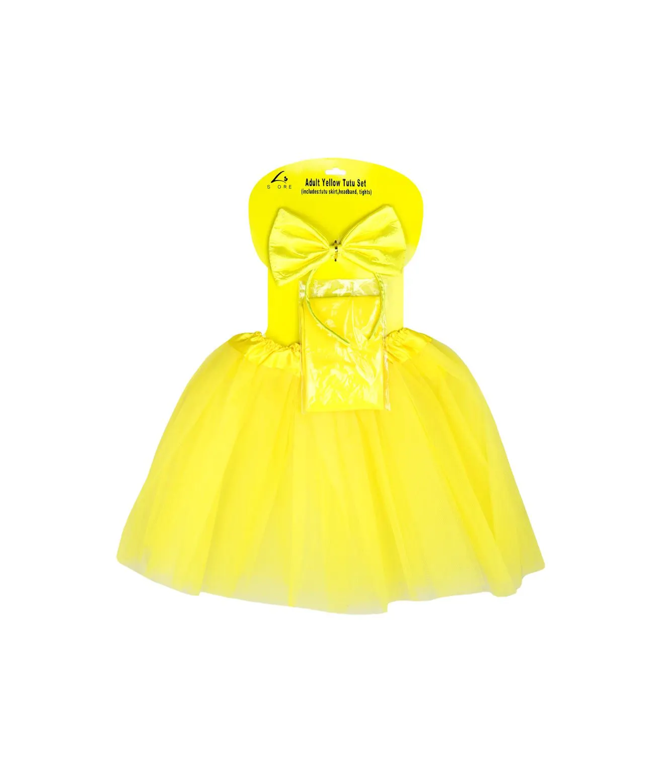 Yellow Adults Tutu Set 3pc