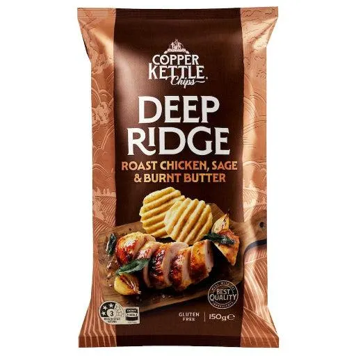 COPPER KETTLE CHICKEN & BURNT BUTTER 150G