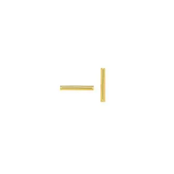 9ct, Bar Stud Earrings