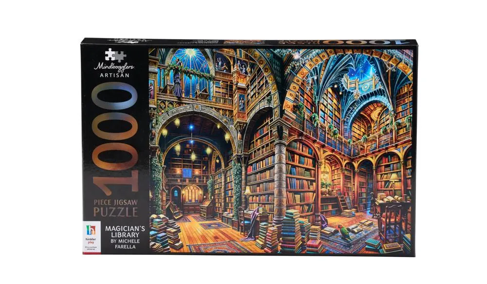 Mindbogglers Artisan 1000 Pieces Jigsaw Magician's Library