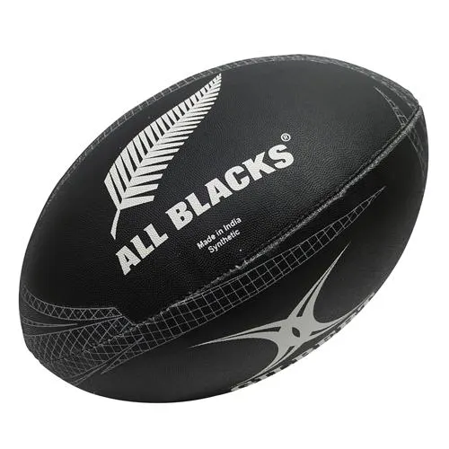 Gilbert All Blacks Supporter Rugby Ball Black