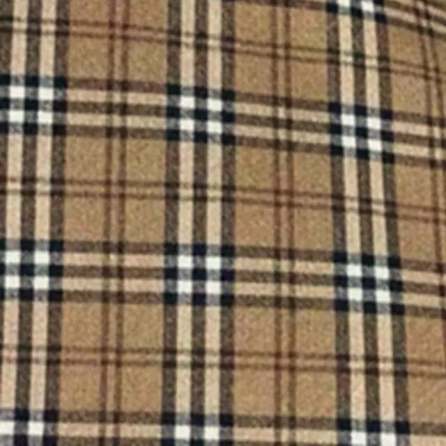 Check Suiting Fabric, Brown Check- 145cm