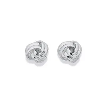 Sterling Silver Knot Studs