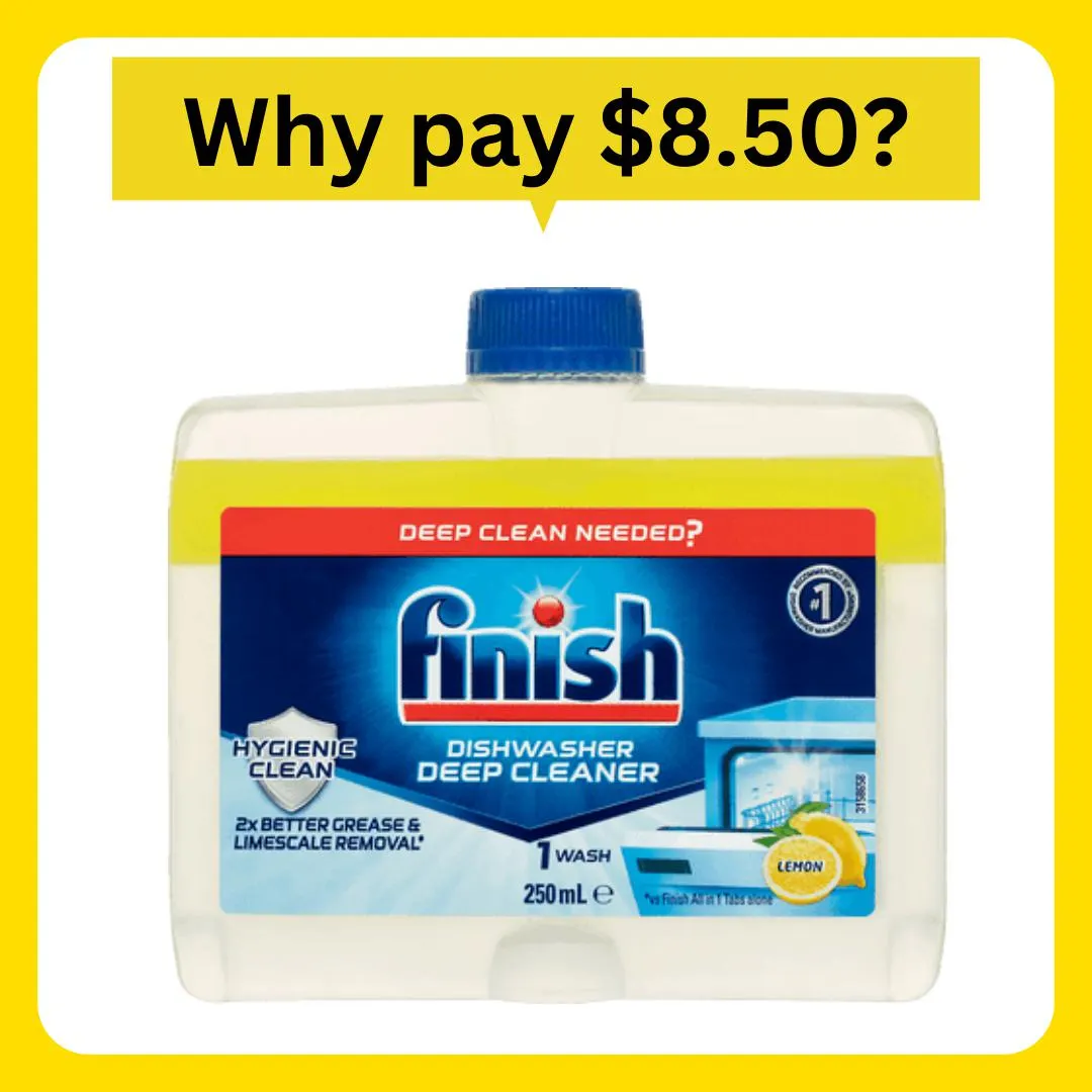 Finish Dishwasher Cleaner Lemon Sparkle 250ml