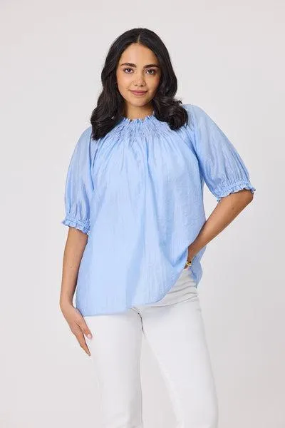 Gloss The Label Serena Peasant Top Li...