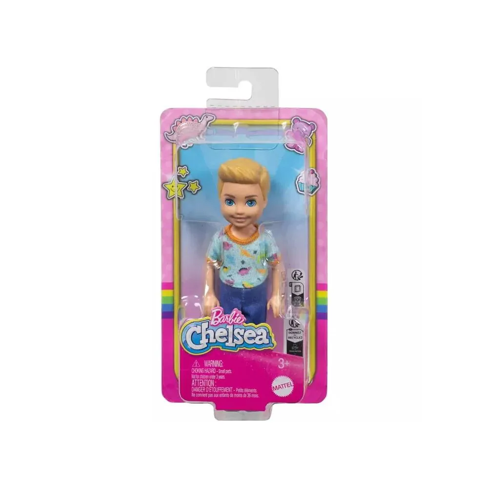Barbie New Chelsea Friend - Boy with Dinosaur Shirt Doll