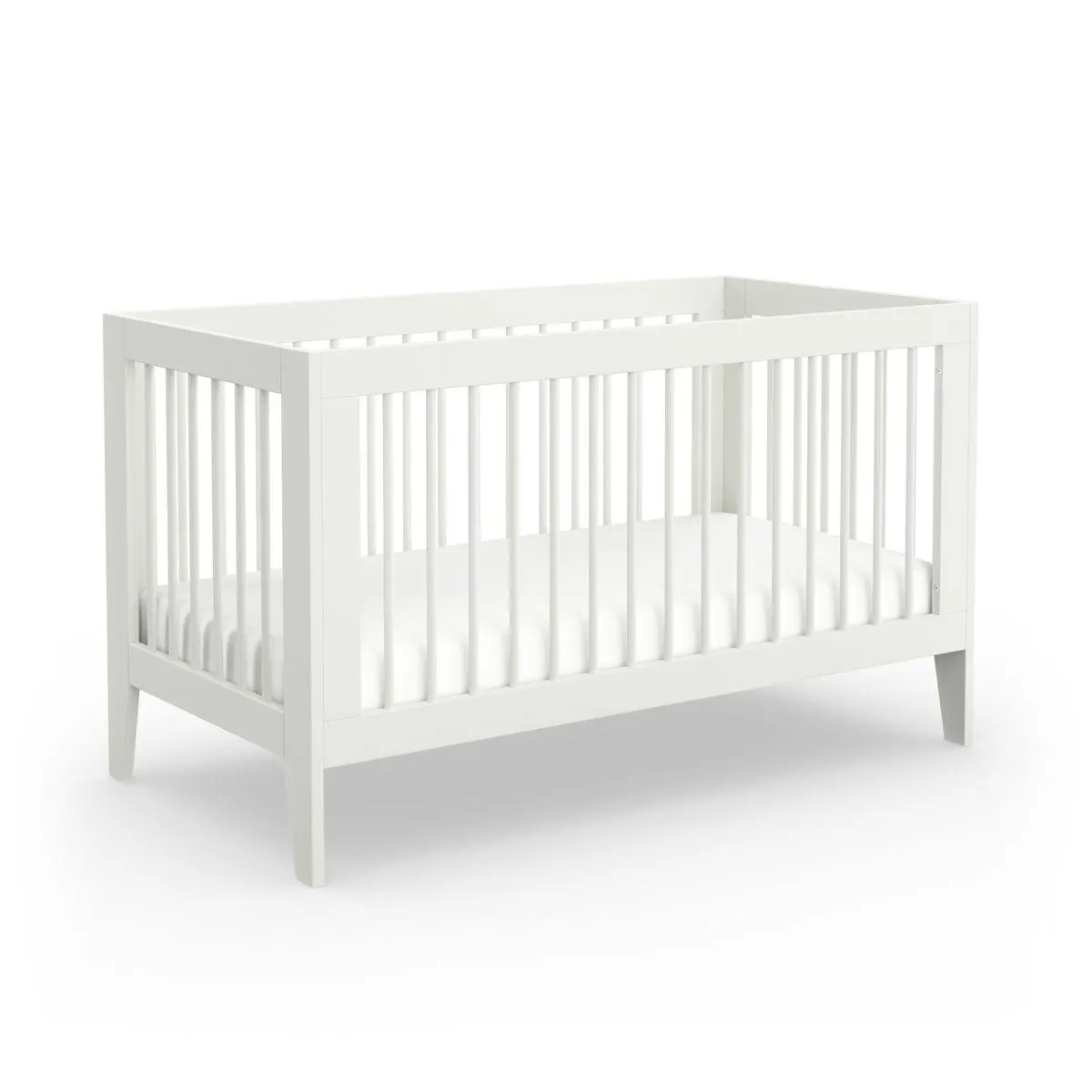 Babyrest Hague Cot White + FREE ComfiCore Mattress