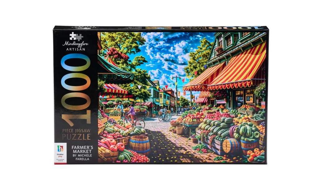 Mindbogglers Artisan 1000 Pieces Jigsaw Farmer's Market