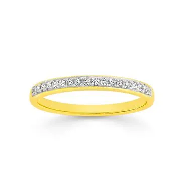 9ct, Diamond Band