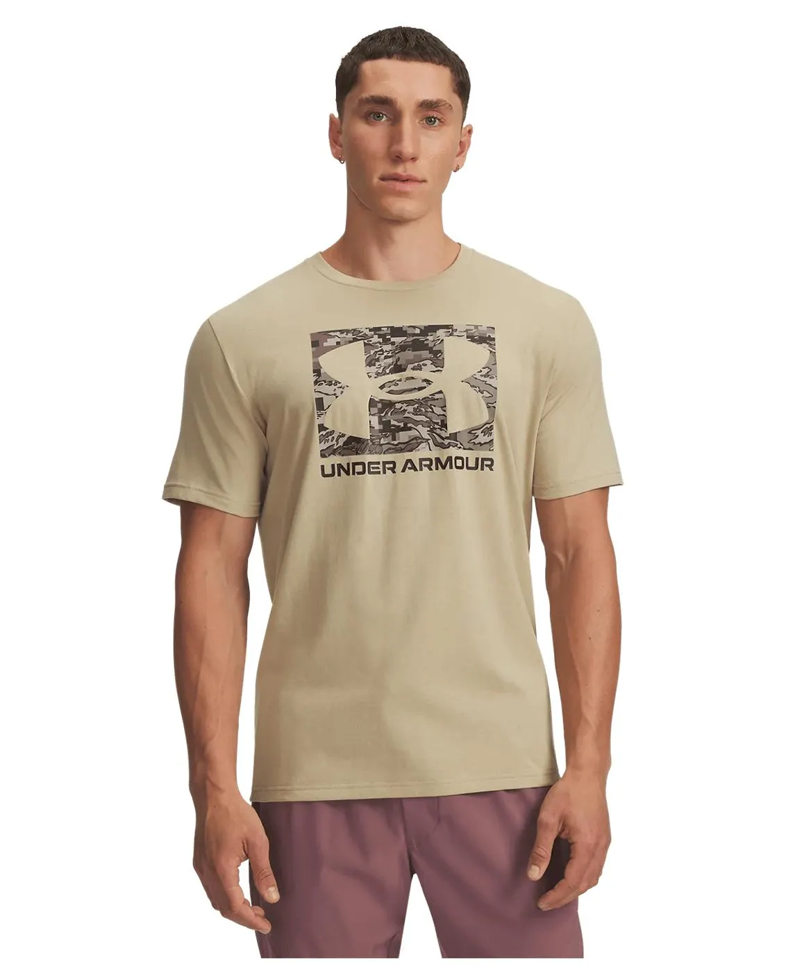 UA ABC Camo Boxed Logo Men's Short Sleeve