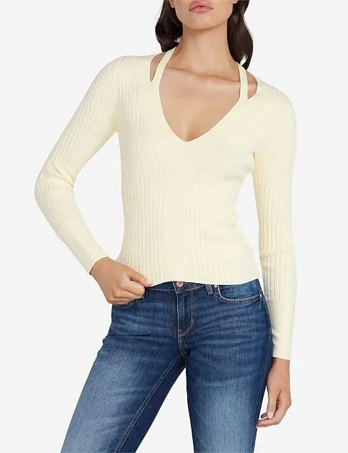 Long Sleeve V Neck Aline Sweater