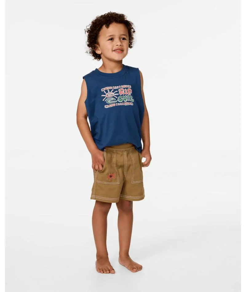 RIP CURL - MILLS WALKSHORT-KID SHORTS KHAKI SAND