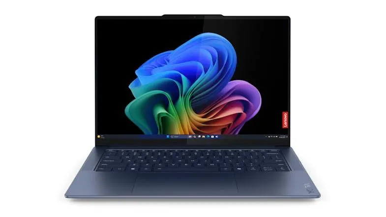 Lenovo Yoga Slim 7x (9th Gen) 14.5" Laptop - Snapdragon X Elite 32GB-RAM 1TB-SSD Next Gen AI CoPilot+ PC - Cosmic Blue