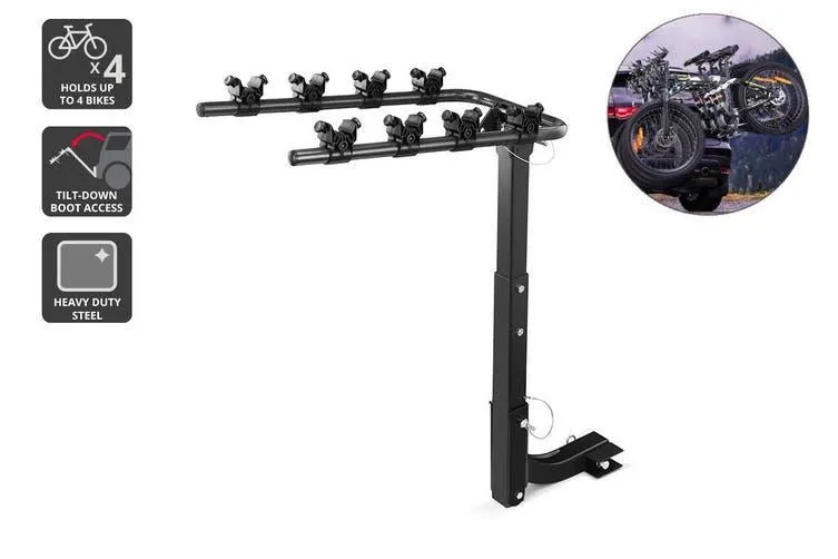 Certa 4 Bicycle Carrier Car Rear Rack