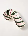 Christmas Shop Candy Cane Dish, Green & Red