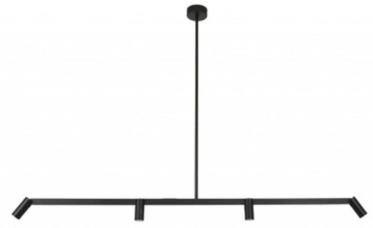 Panorama 4 Light Long Pendant Black