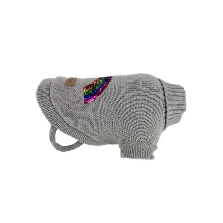 Huskimo Jumper Rainbow Grey 40cm