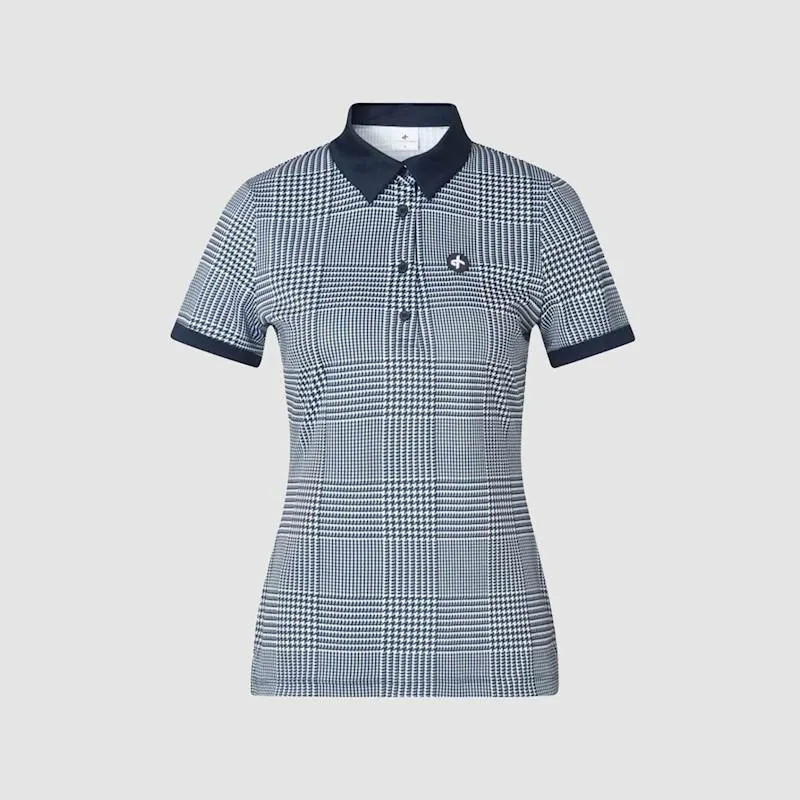 Cross Womens Glencheck Polo