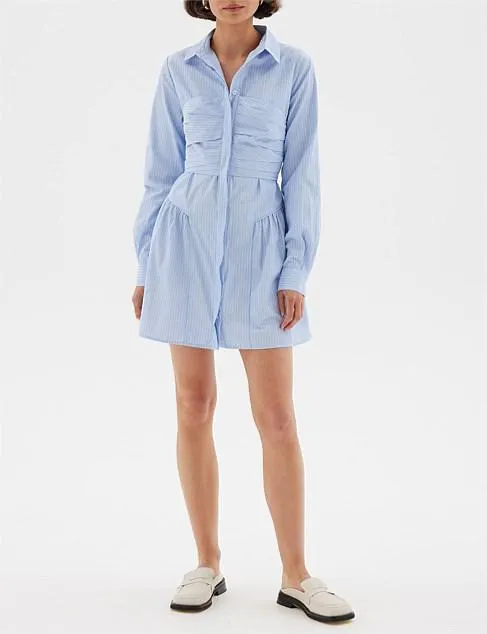 Evermore Corset Shirt Mini Dress