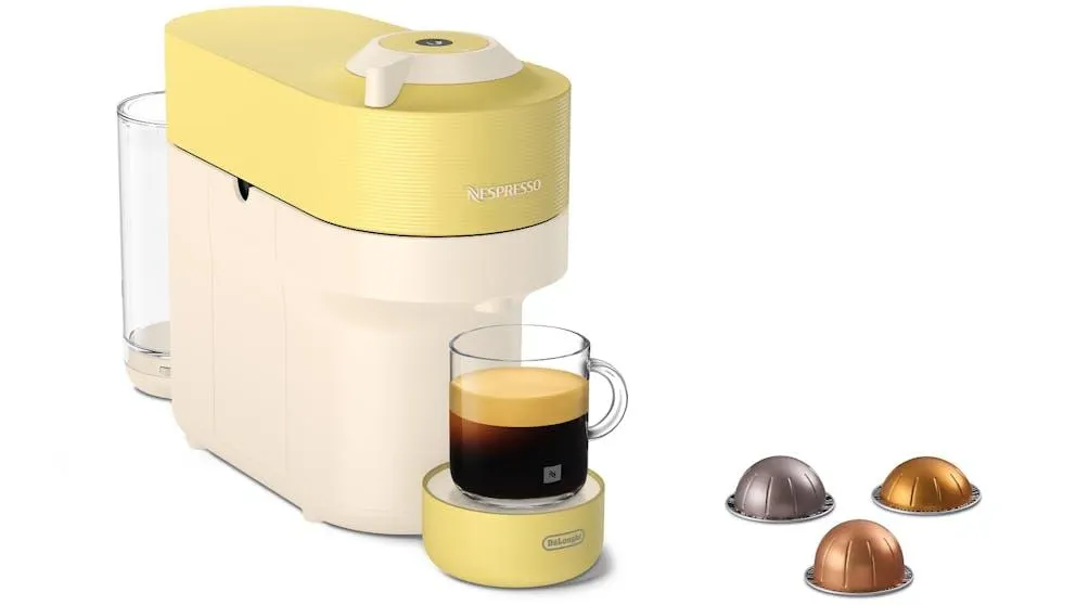 Nespresso Vertuo Pop Capsule Coffee Machine - Lemon