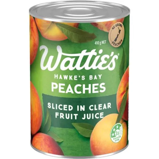 Wattie's Peaches Sliced In Juice