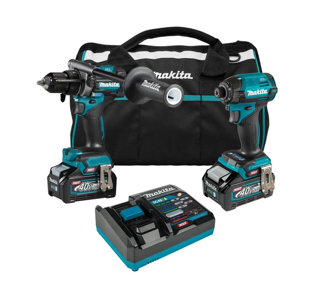 XGT 2 Piece Combo Kit 40Vmax 2x 4.0Ah