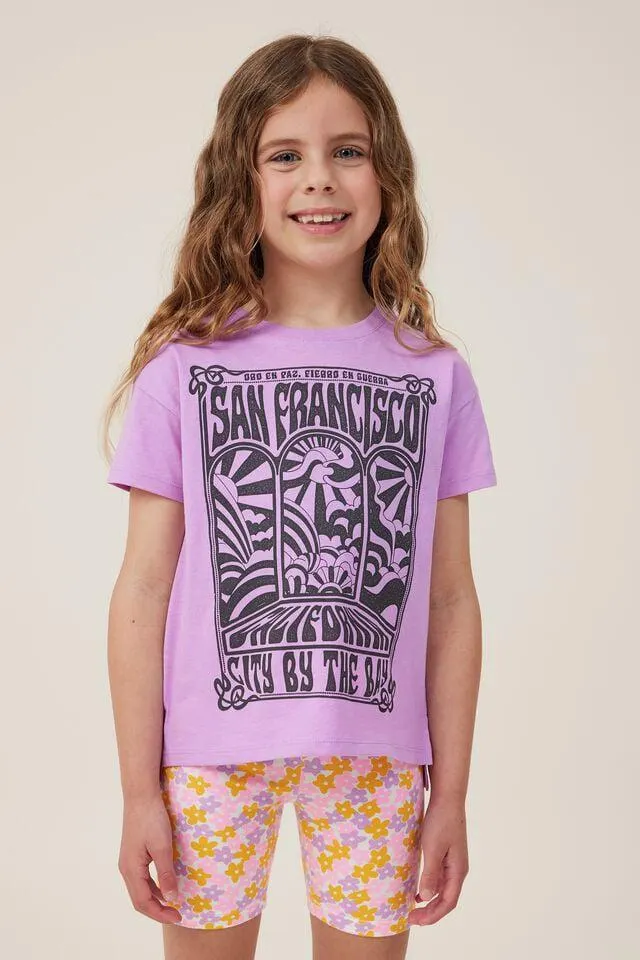 Poppy Short Sleeve Print Tee