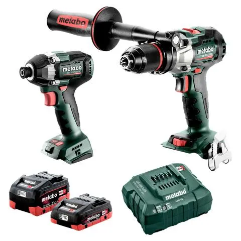 Metabo Cordless LTX Hammer Drill & LT Impact Driver Brushless 18V Kit