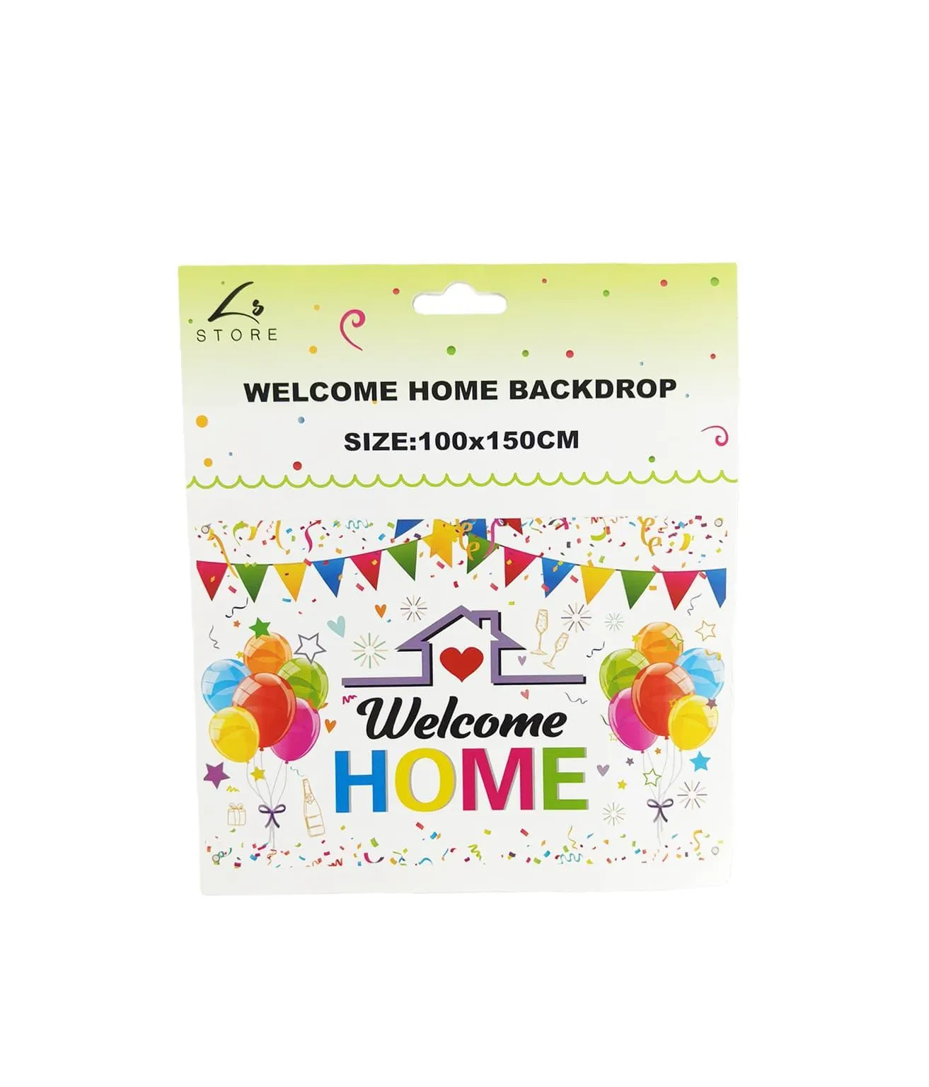 Welcome Home Banner Backdrop 100x150cm
