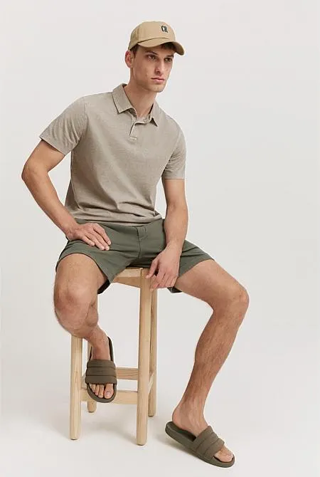 Garment Dyed Organically Grown Cotton Polo