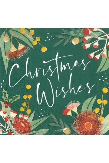 Christmas Napkins General Pack of 20 Assorted