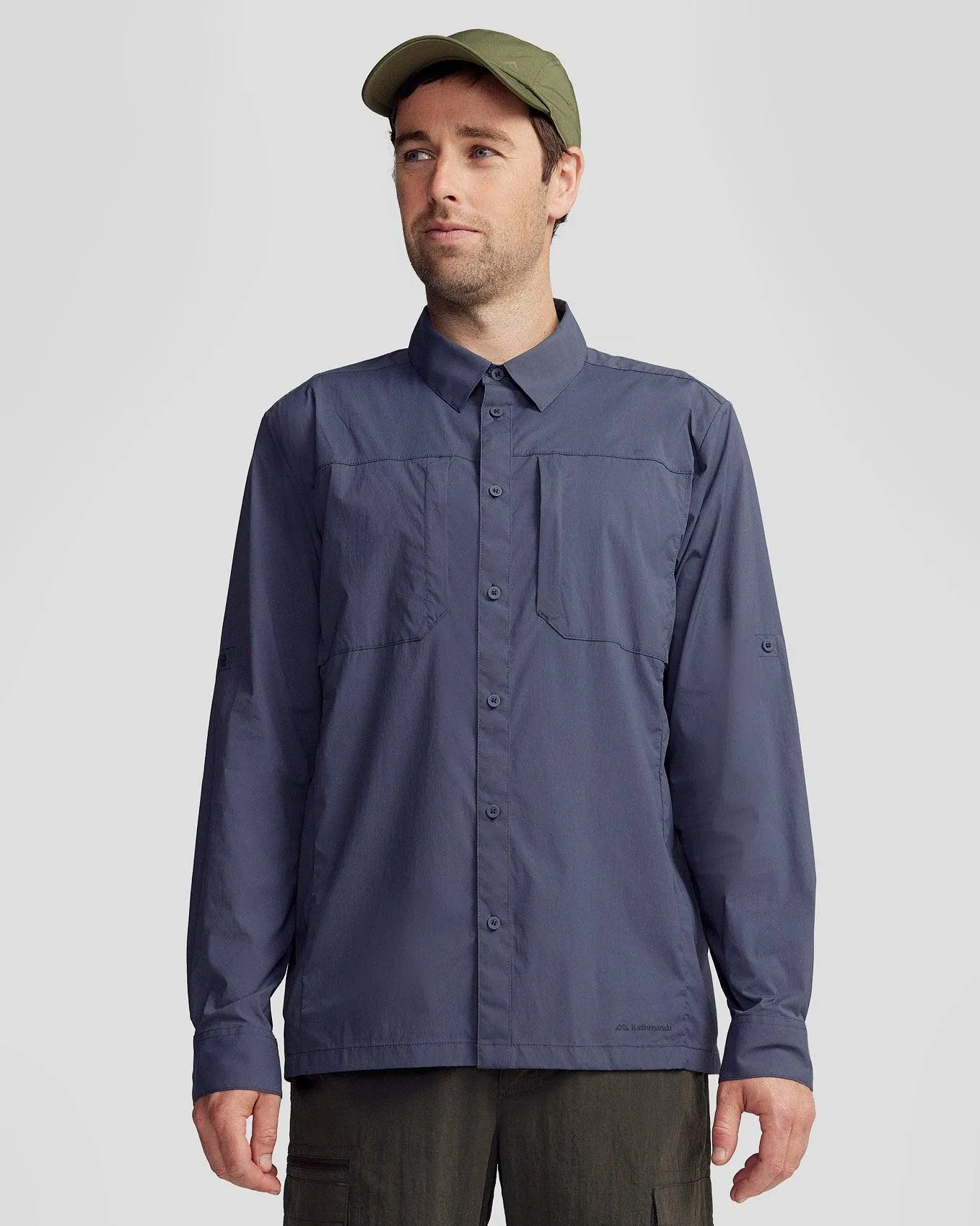 Men’s Ridge UPF Long Sleeve Shirt - Mid Navy