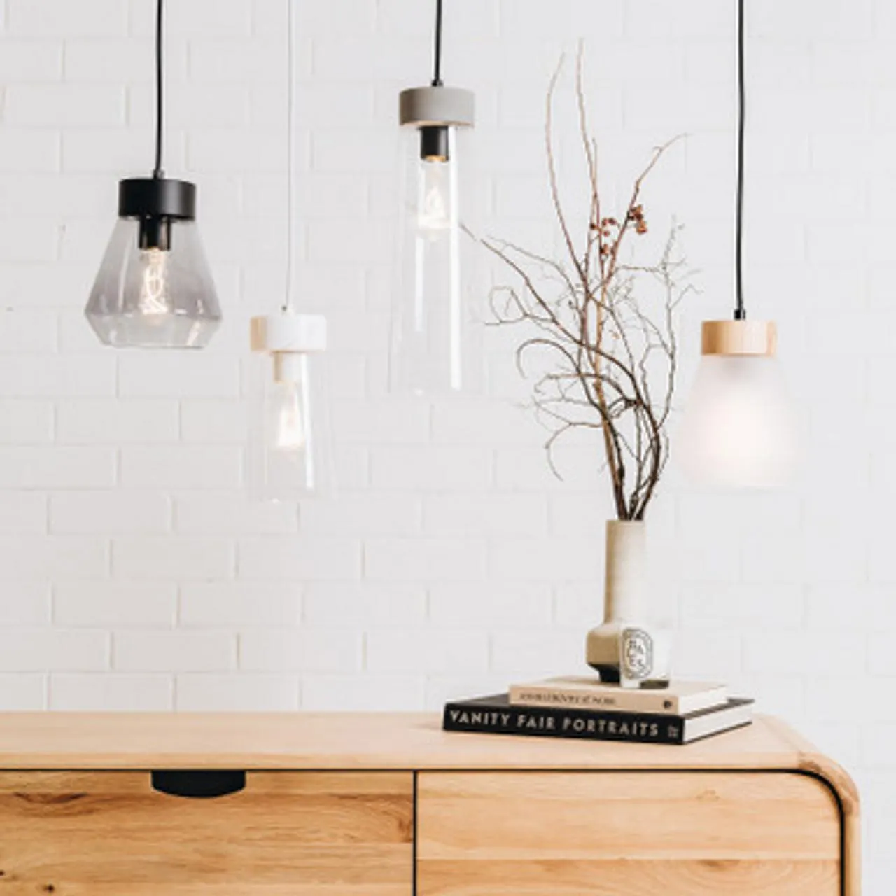 Modus 1 Light Pendant Suspension Only Concrete