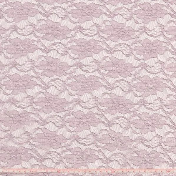 Angel Lace Fabric, Lilac- Width 140cm