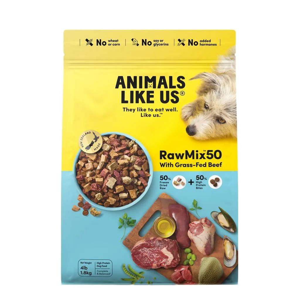 Raw Mix 50 - Grass-Fed Beef Dog Food