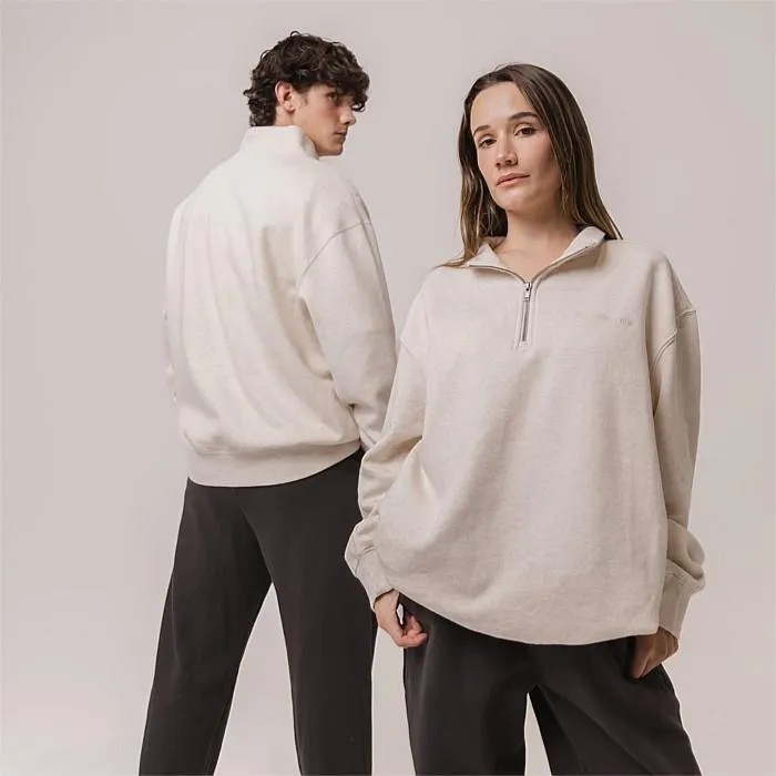 Quarter Zip Oat Marle